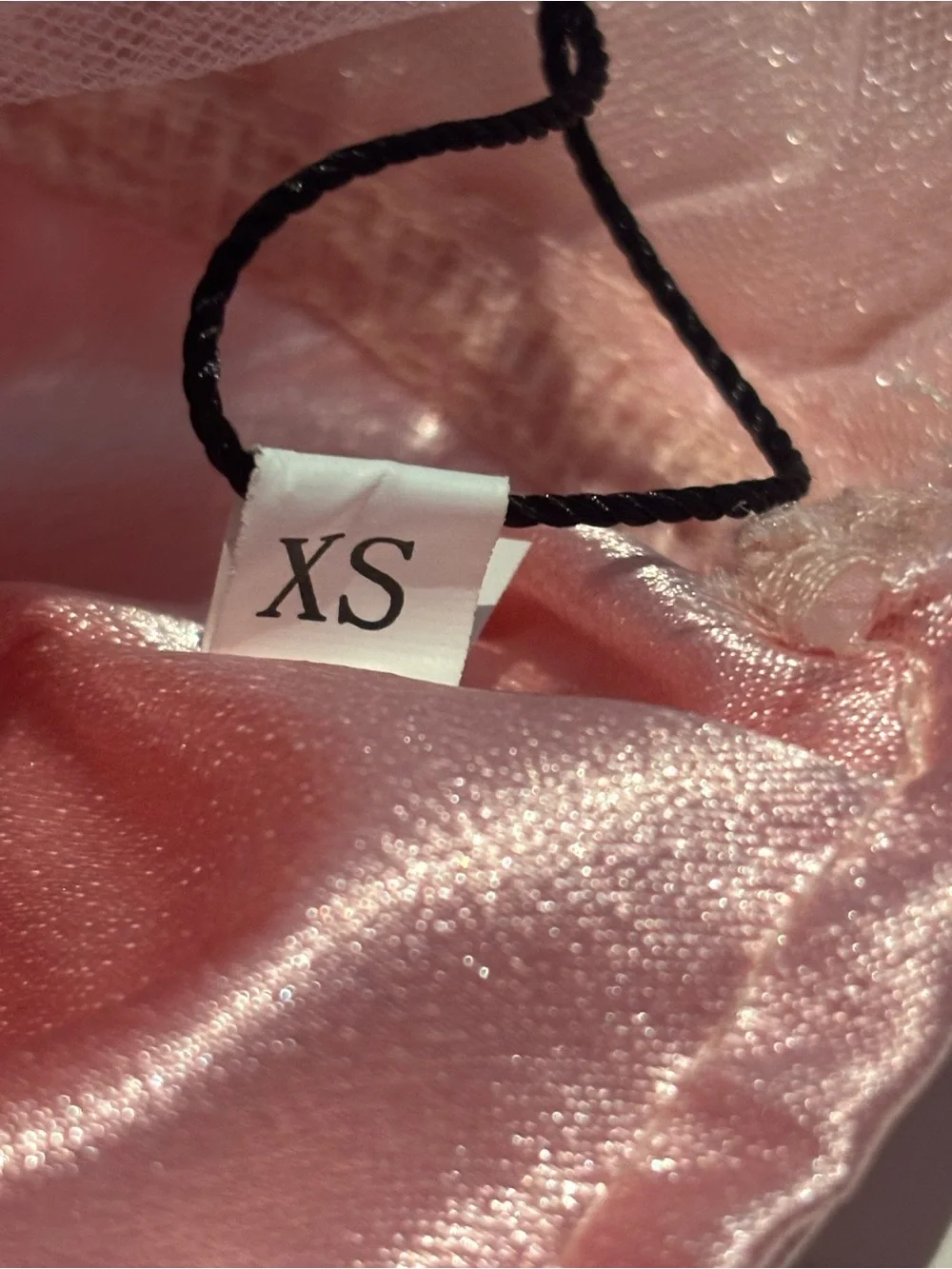 Dog Pink Floral Tulle Pet Dress with Bow XS